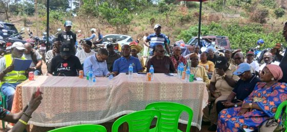 KENEMA CITY COUNCIL HANDS OVER SITE FOR CONSTRUCTION OF 11-METER BRIDGE CONNECTING MAXWELL KHOBIE STREET AND SHOW FIELD.